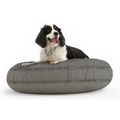 Medium Round Pillow Wuf Fuf Microsuede (Black Onyx)